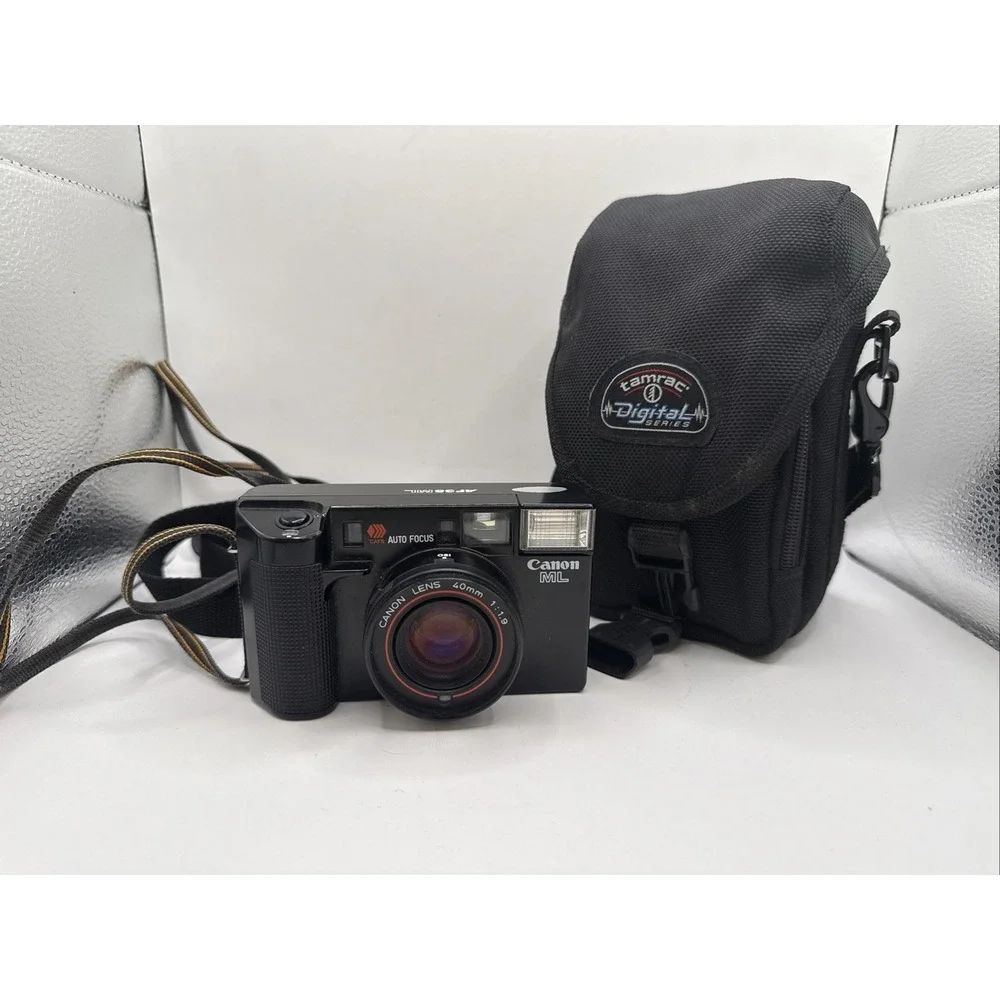 Canon AF35ML ML Auto Focus Flash Point & Shoot 35mm Film Camera Parts or Repair